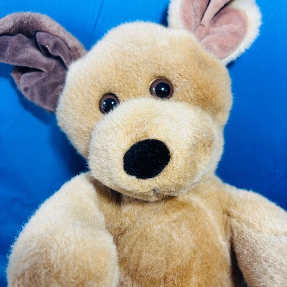 Build-A-Bear Vintage Tan Puppy Dog Plush Brown Floppy Ears 14